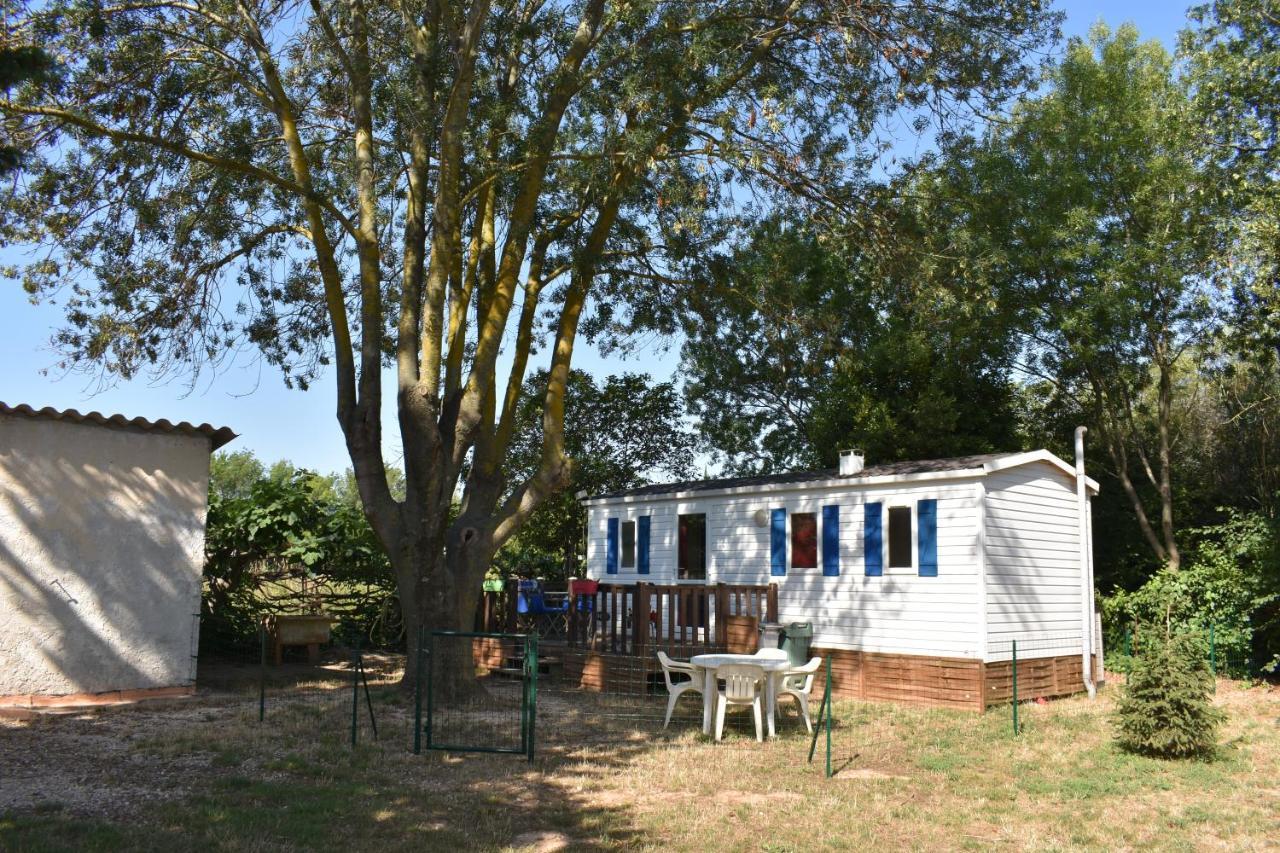 Mobil-Home Sur Terrain Bucolique 耶尔 外观 照片